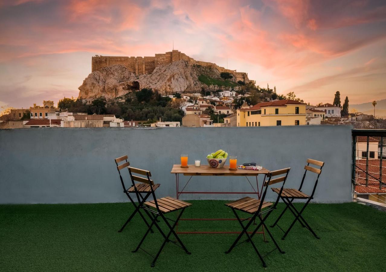 Plaka Apartment With Terrace View Aten Exteriör bild