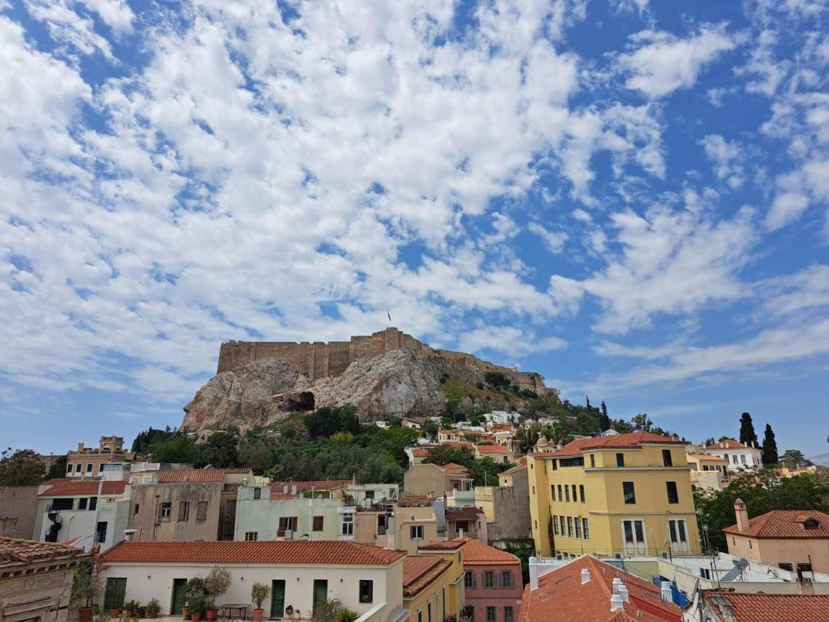 Plaka Apartment With Terrace View Aten Exteriör bild